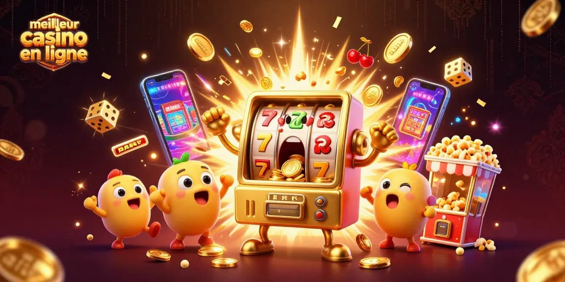 Jouez au meilleur casino en ligne et découvrez la machine à sous qui explose de pièces d'or.