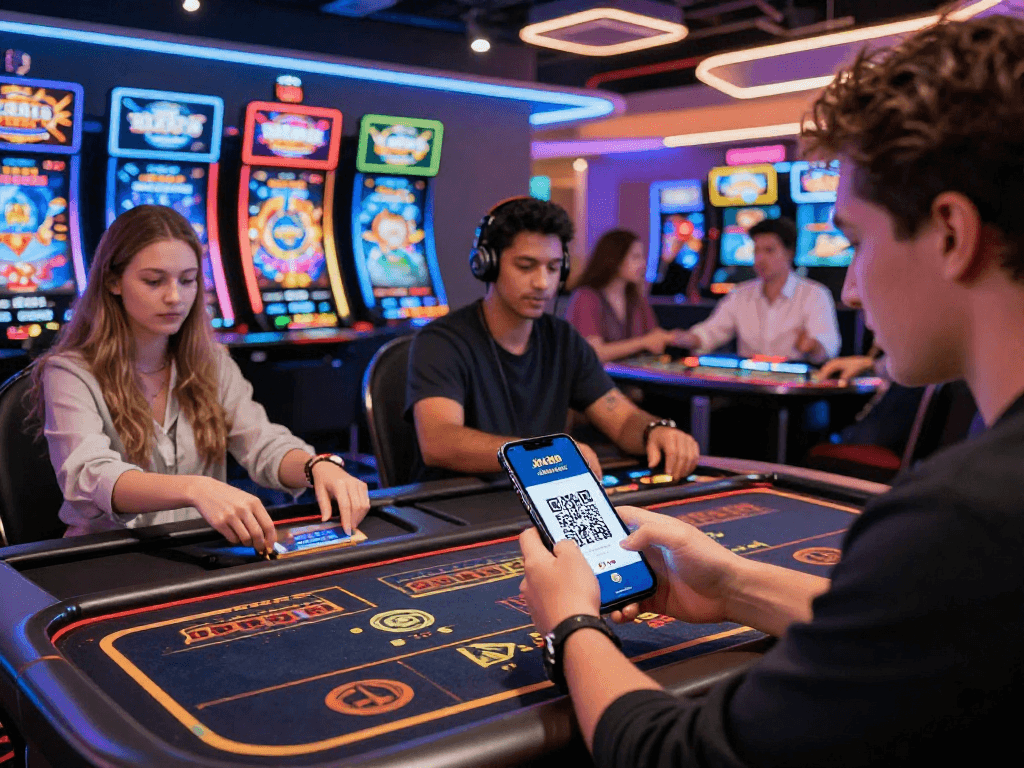 Sòng bạc Jin88 - trải nghiệm chơi game trực tuyến với không khí sôi động, người chơi tương tác với dealer trực tiếp.
