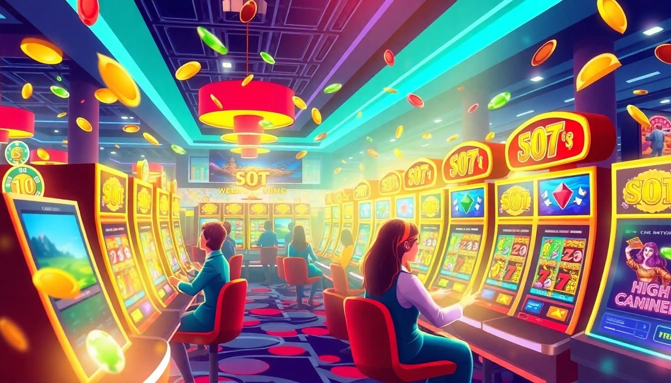 Menangkan slot depo 1000 dengan permainan slot yang penuh warna dan energik.