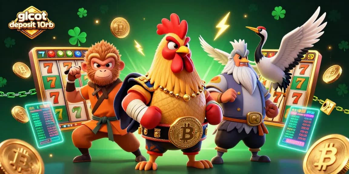 Engage with the vibrant action of slot gacor deposit 10rb in a colorful casino scene featuring iconic characters.