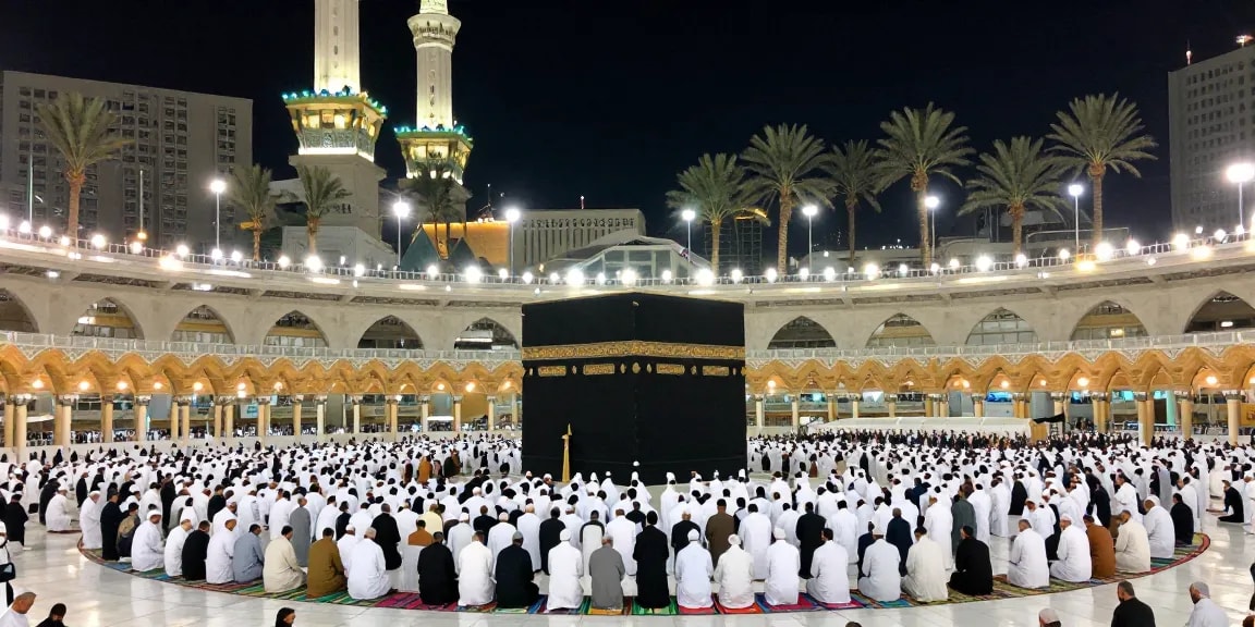 Experience the umroh full ramadhan journey at Masjid al-Haram, a spiritual destination for your pilgrimage.