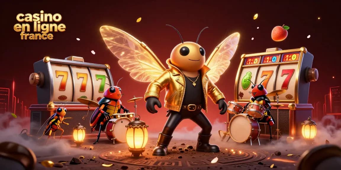 Extraire des gains au casino en ligne France avec une scène vibrante de rockstars et de machines à sous