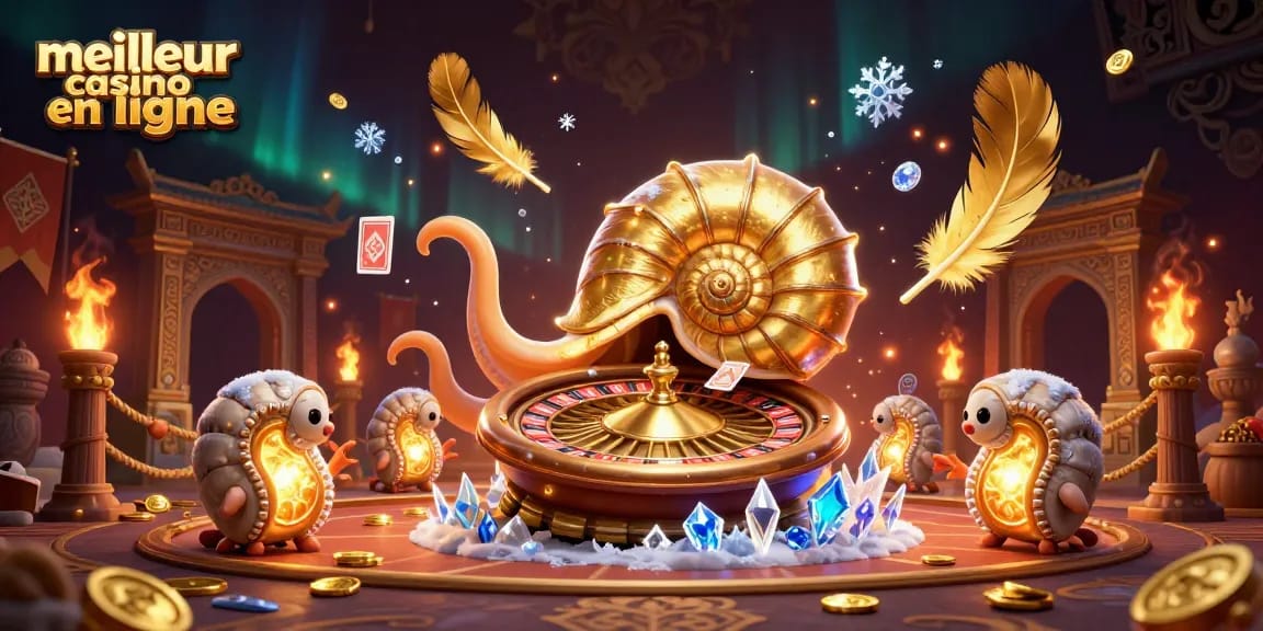 Gagnez en jouant au meilleur casino en ligne avec une illustration 3D vibrante de la roulette.