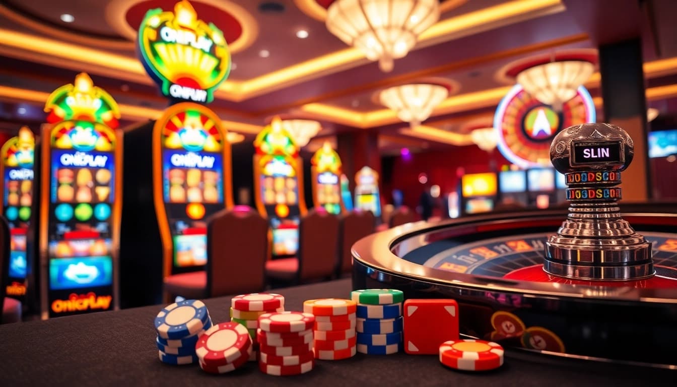 Experience the thrill of onicplay with vibrant slot machines and exciting casino games.