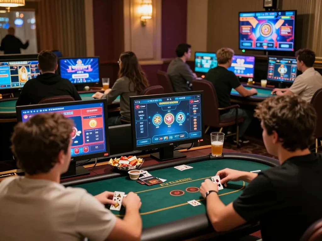 Engaging gameplay on slot server thailand gacor with vibrant user interfaces and excited players