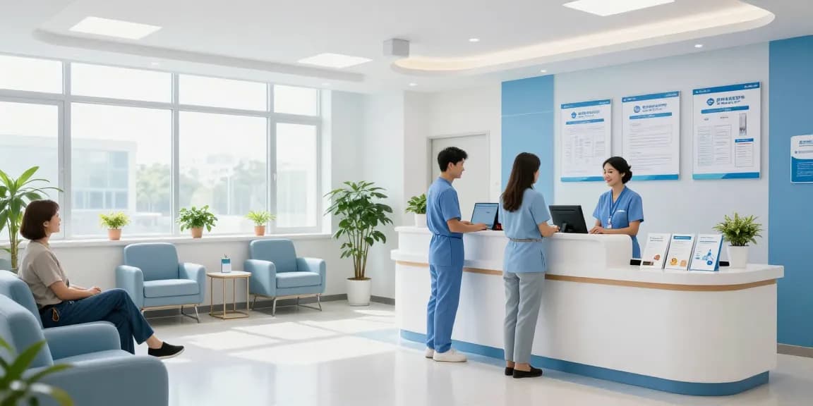 ACA coverage while traveling showcased at a welcoming health clinic with dedicated staff and patient care resources.