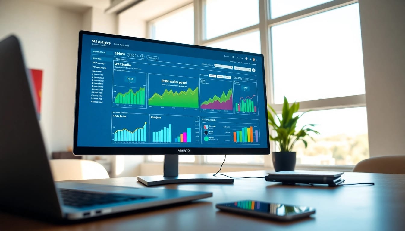 Analyze growth metrics using an engaging smm reseller panel dashboard