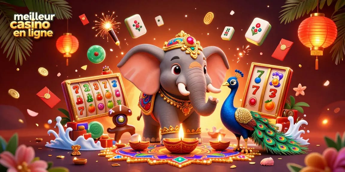 Pourquoi choisir le meilleur casino en ligne pour gagner des jackpots ? Illustration colorée.