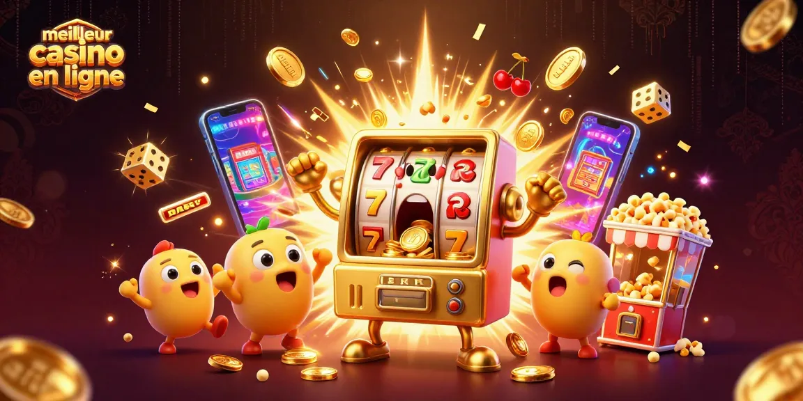 Jouez au meilleur casino en ligne et découvrez la machine à sous qui explose de pièces d'or.