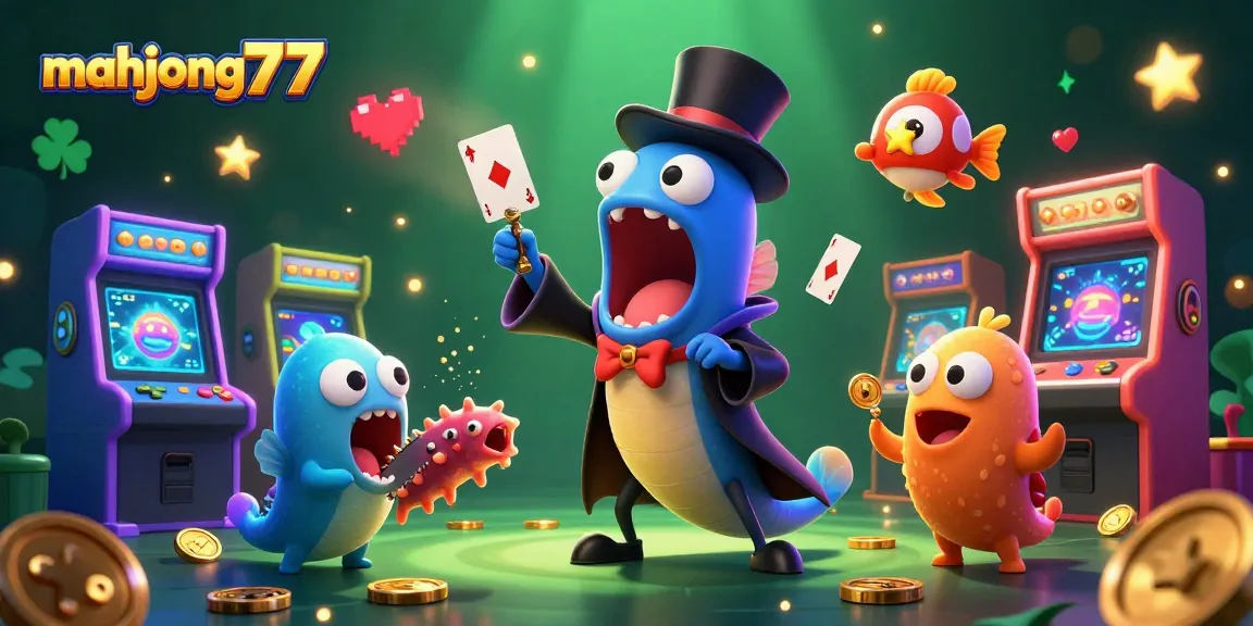 Experience thrilling gameplay with mahjong777 featuring vibrant characters and casino elements in a magical underwater scene.