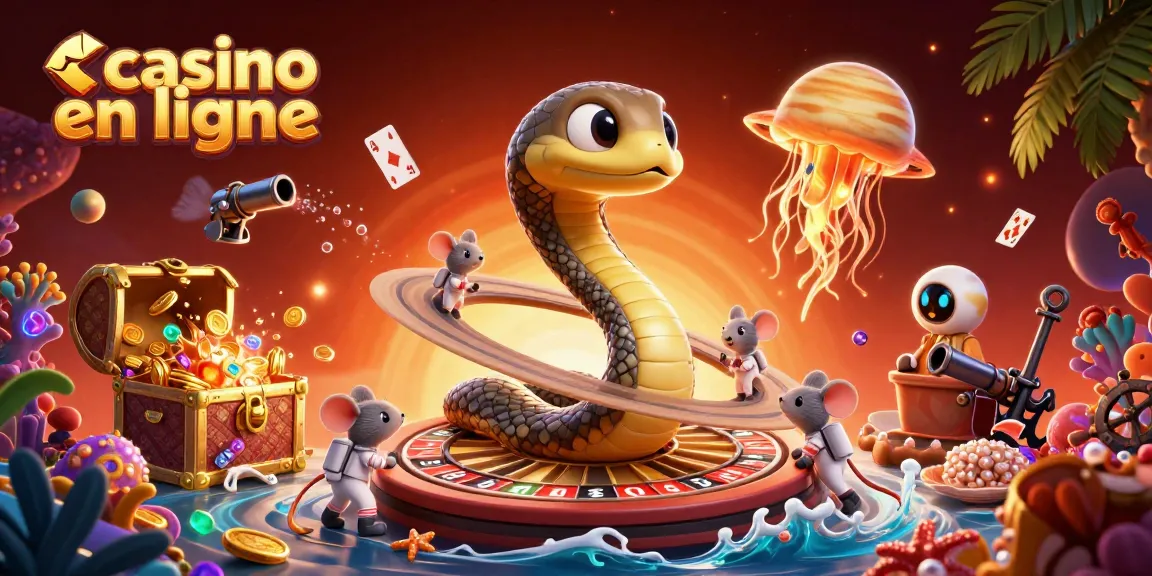 Les astronautes parient autour d'une roulette cosmique dans un casino en ligne intergalactique.