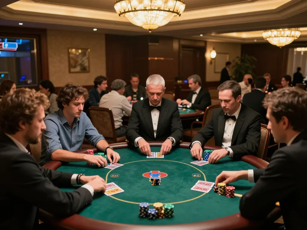 Engaging poker tournament featuring the 789win link, competitive players and vibrant chip stacks
