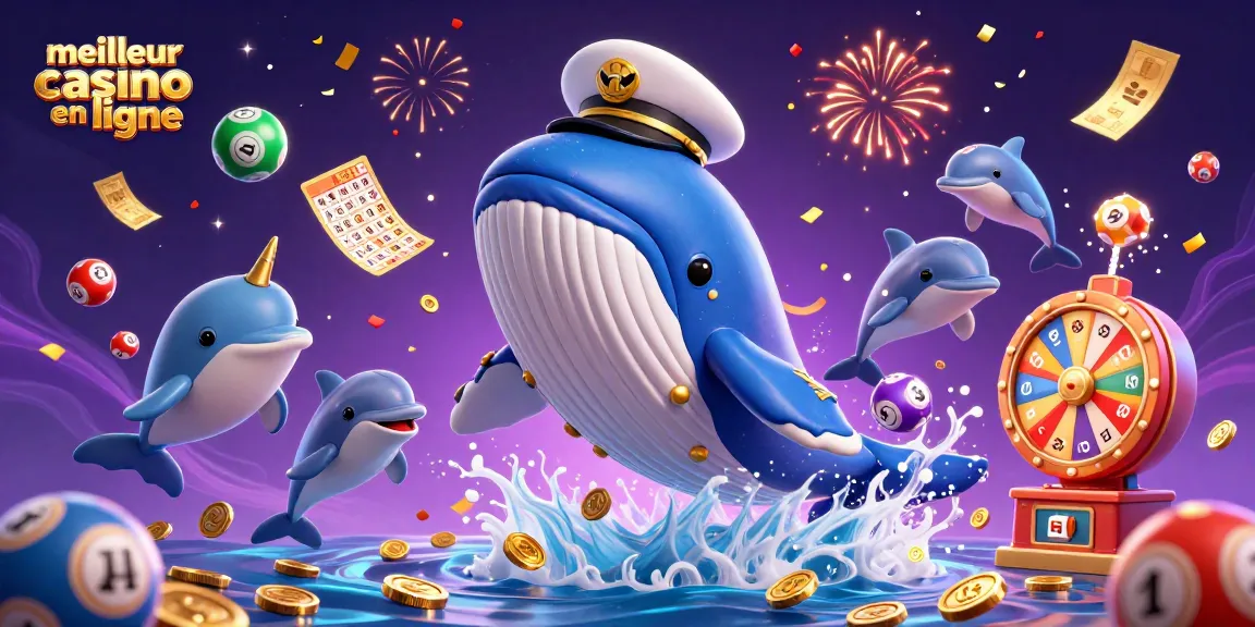 Découvrez le meilleur casino en ligne à travers des créatures marines ludiques et des éléments de jeu vibrants.