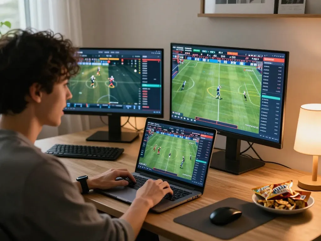 Placing live bets on qq88's online sports betting platform, showcasing an engaging and exciting experience