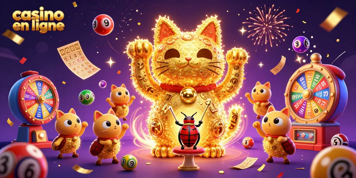 Découvrez l'univers captivant du casino en ligne avec des symboles festifs et des jeux dynamiques.