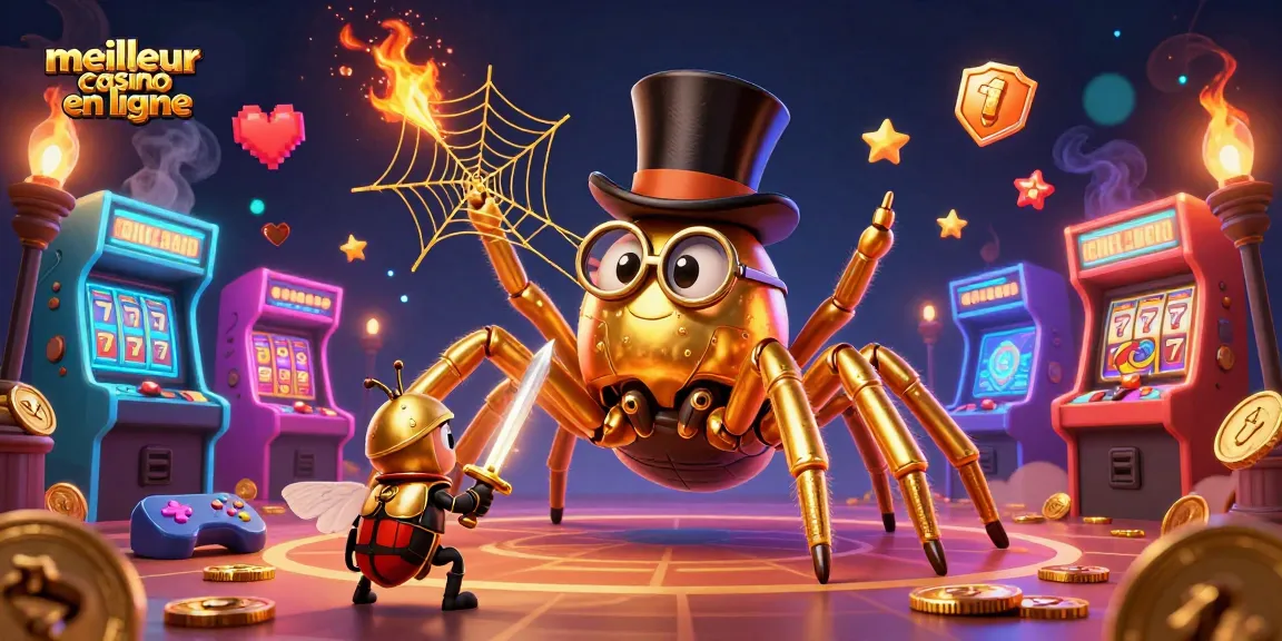 Obtenez les meilleurs gains dans le meilleur casino en ligne avec une tarentule et un chevalier.