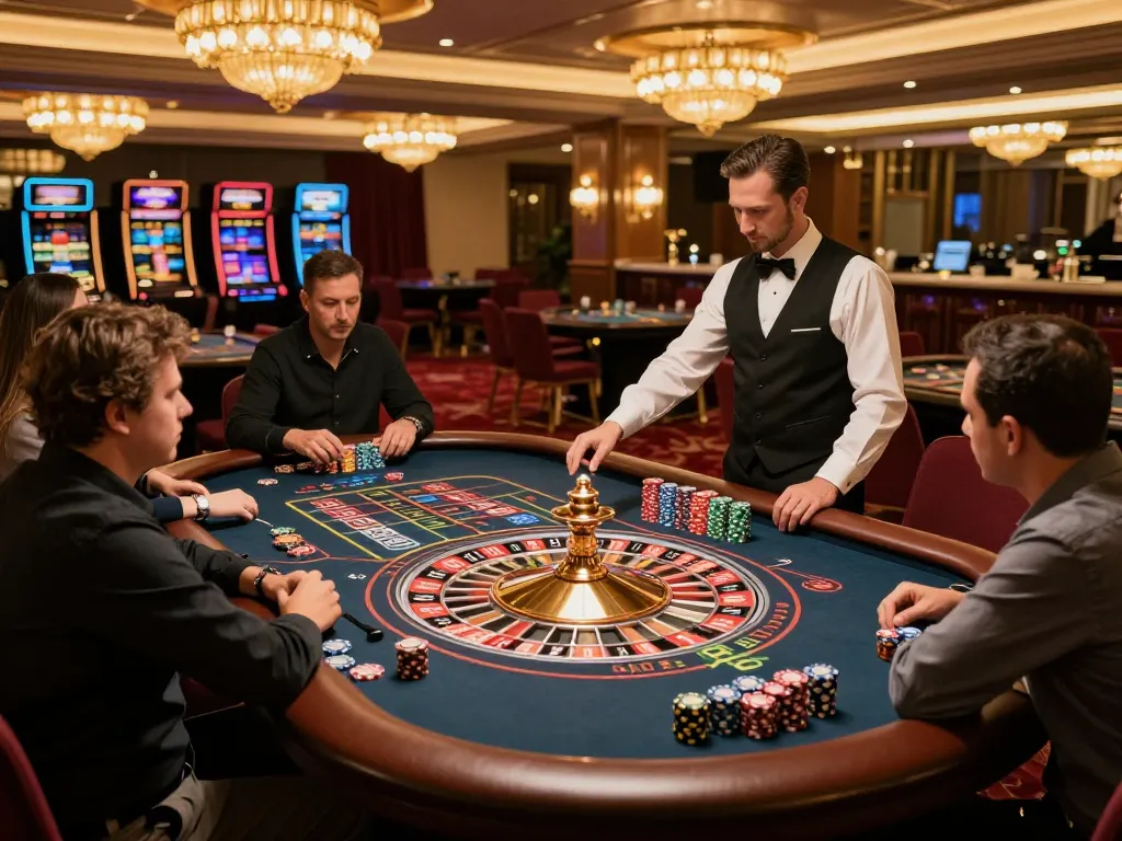 Player engaging in roulette at F168 casino with vibrant chips and a spinning wheel.
