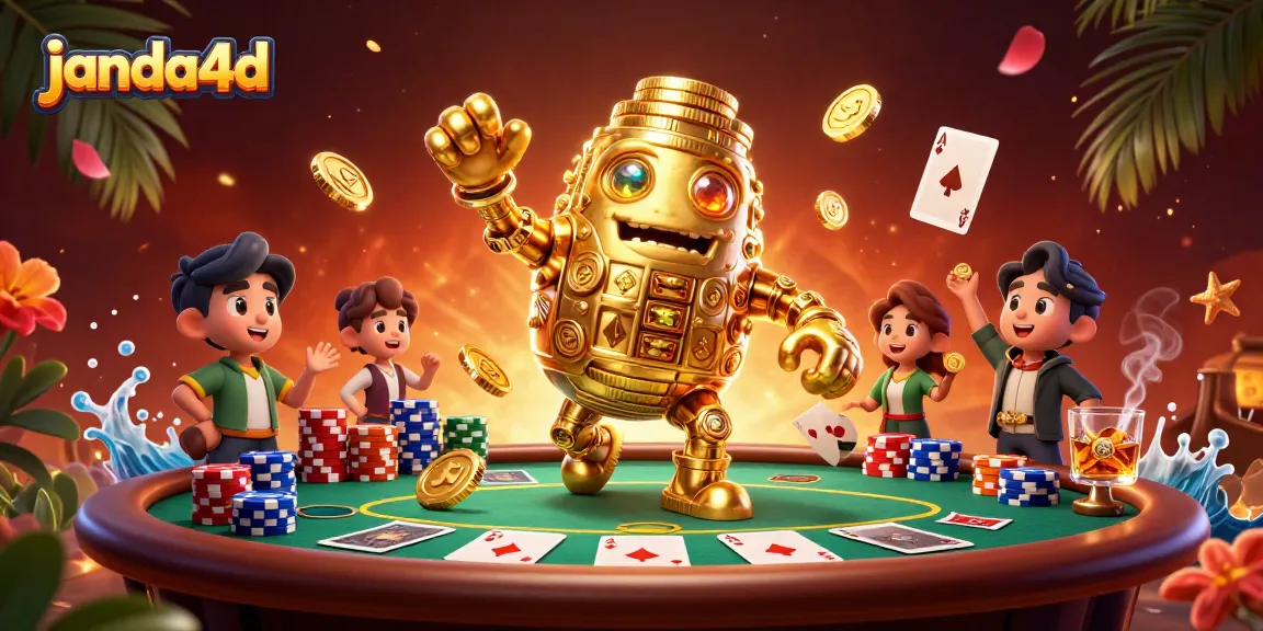 Menangkan besar dengan janda4d dalam ilustrasi kasino 3D yang memukau, penuh dengan elemen poker