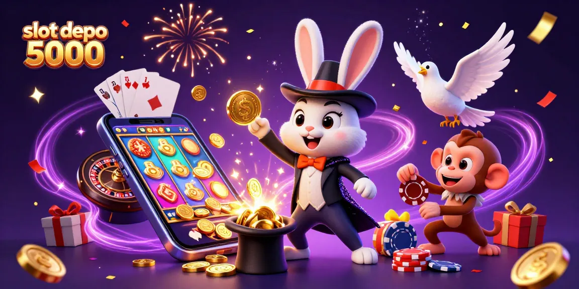 Experience thrilling wins at slot depo 5000 with joyful characters delivering vibrant casino action!