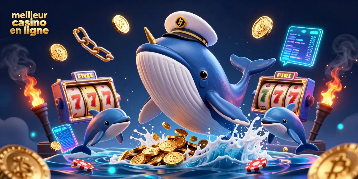Exploitation des stratégies gagnantes au meilleur casino en ligne avec une baleine géante et des éléments de jeu