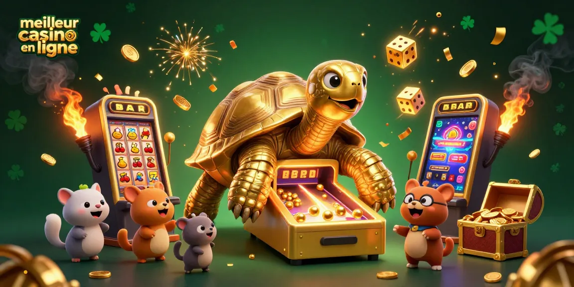 Profitez des jeux au meilleur casino en ligne avec des machines à sous éclatantes et des personnages amusants.
