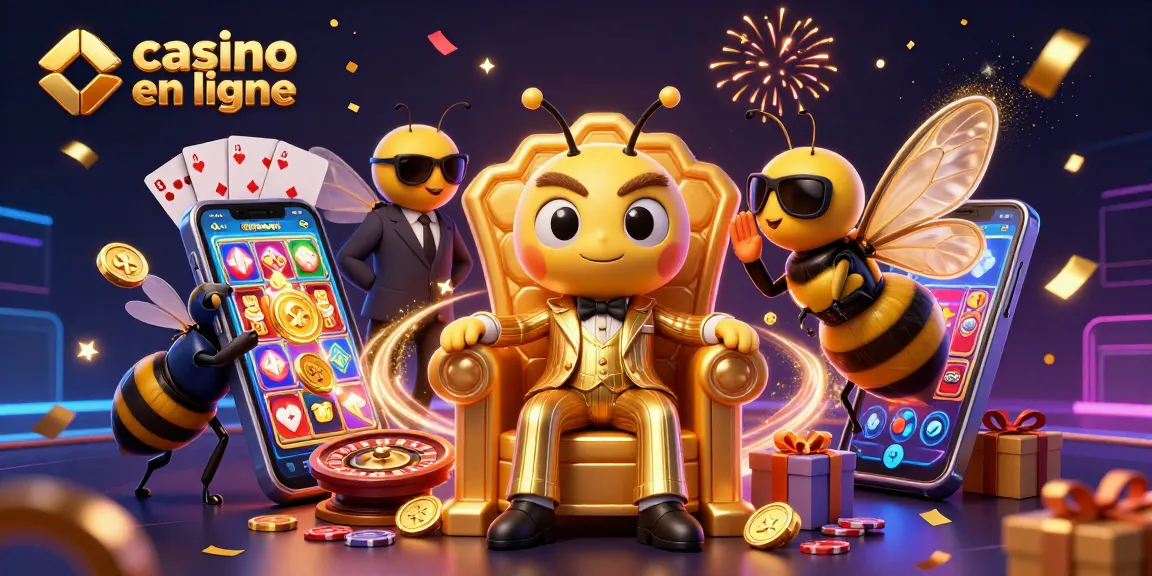 Découvrez un casino en ligne captivant avec un boss abeille et des jeux d'argent vibrants.
