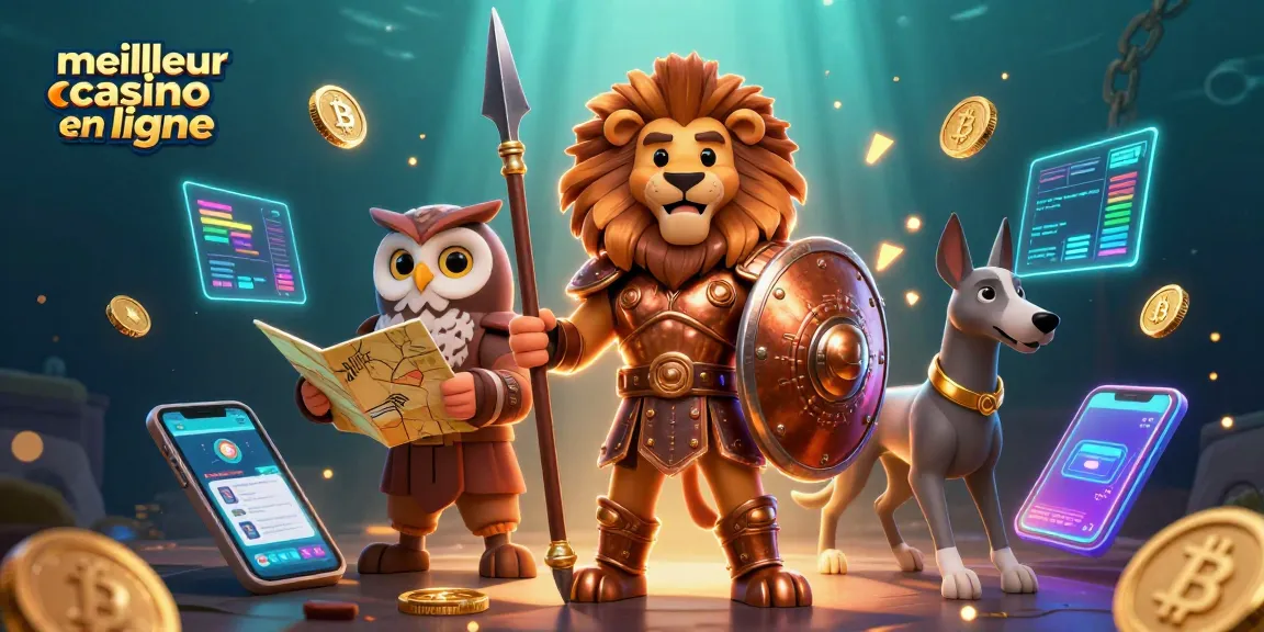 Découvrez le meilleur casino en ligne dans cette illustration animée de jeux d'argent captivantes.