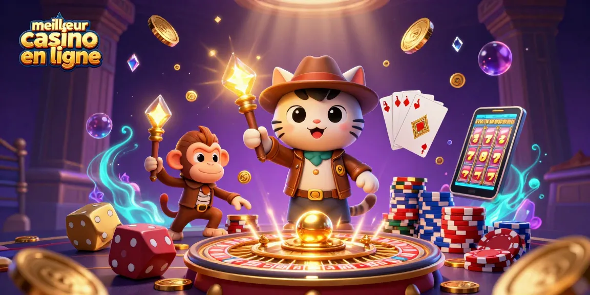 Découvrez le meilleur casino en ligne avec un chat explorateur, un singe et des artefacts en or.
