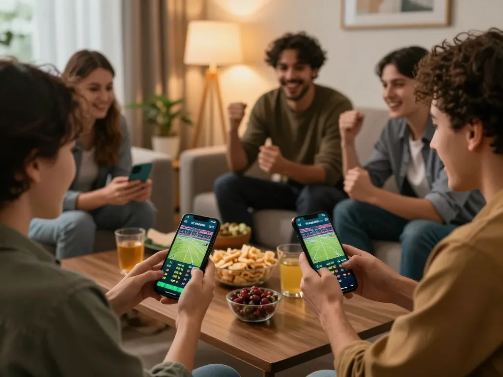 yowesjp app showing live sports betting options, creating excitement in a social setting.