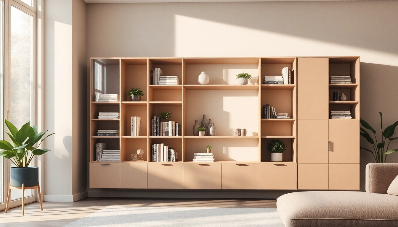 Organizing with a stylish storage cabinet featuring decorative elements for enhancement.