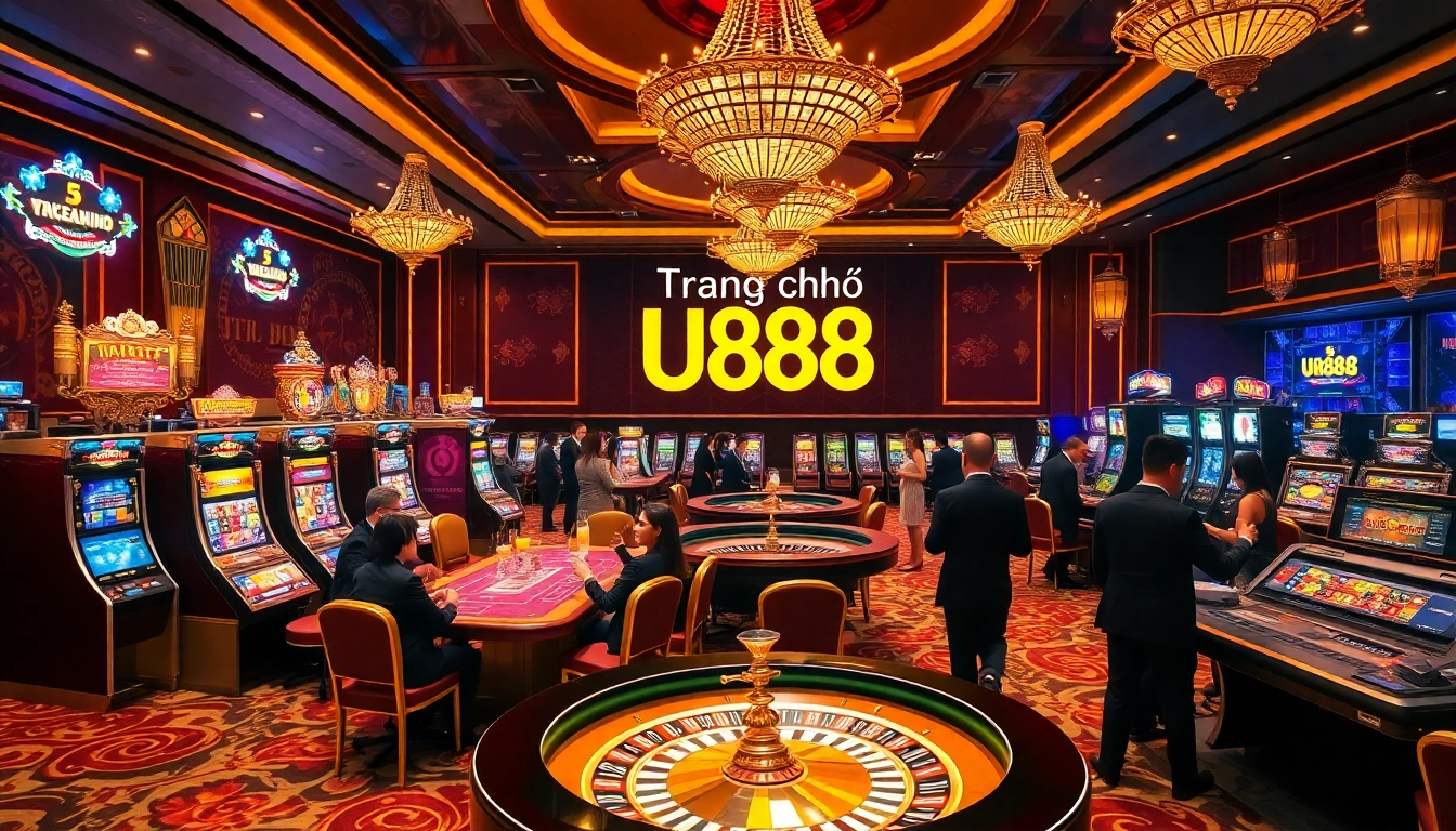 Experience the excitement of Trang chủ U888 with vibrant casino games and thrilling player interactions.