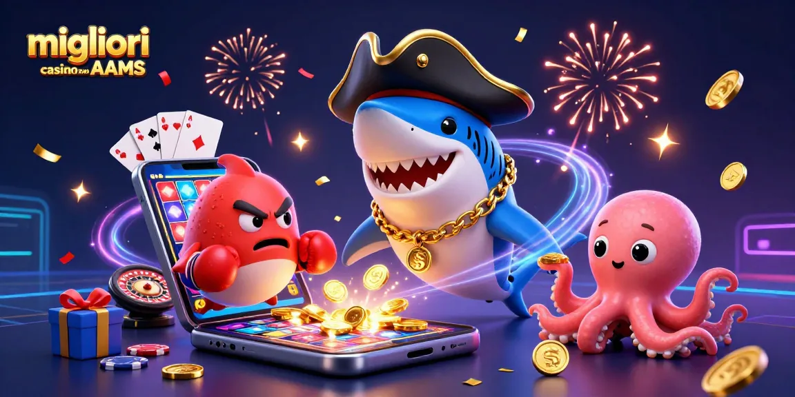 Migliori casino non AAMS, gioca con il cartone animato dei divertenti personaggi e offerte entusiasmanti.