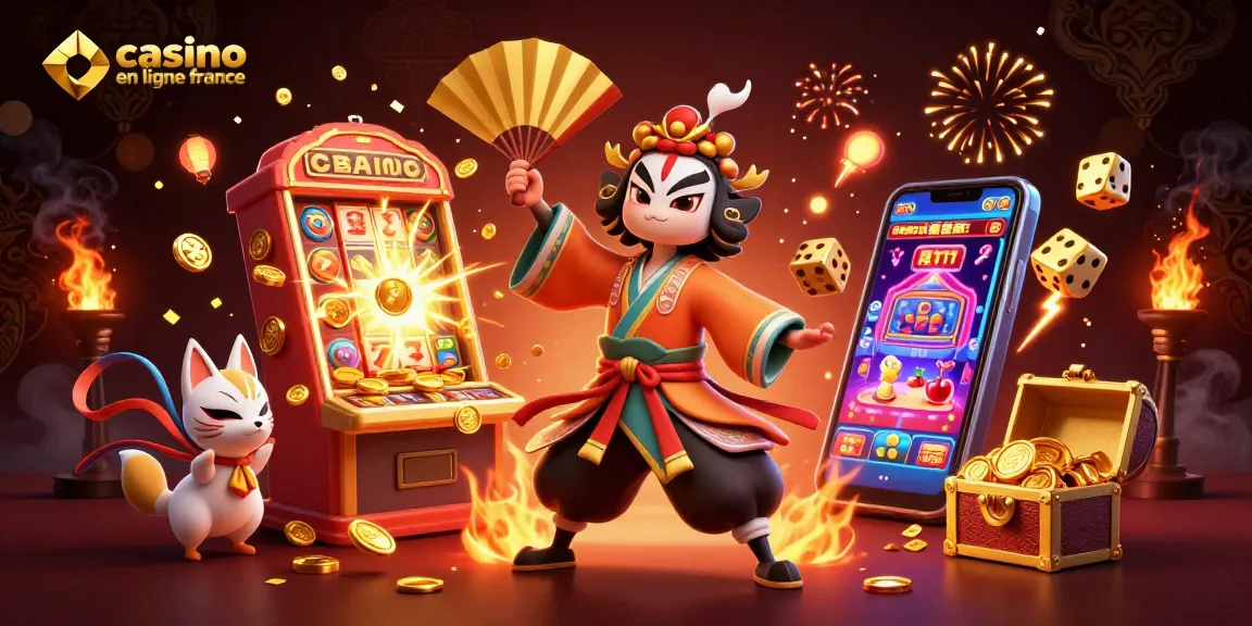 Jouez à casino en ligne France avec des symboles de jackpot et des personnages animés captivants.