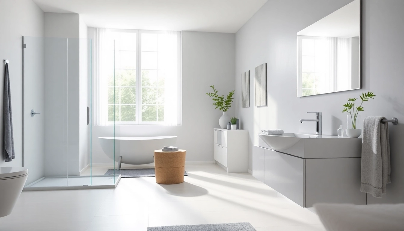 Die Produkte von sonni sanitär GmbH in einem modernen Badezimmer, elegant und stilvoll angeordnet.