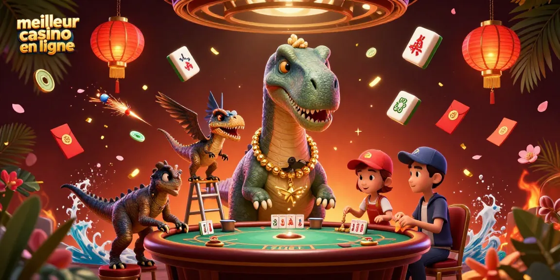 Visualisez le meilleur casino en ligne avec des personnages cartoon défiant les lois de l'apesanteur.