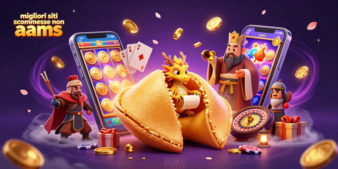 Migliori siti scommesse non AAMS con personaggi fantasy che simbolizzano il gioco e la fortuna