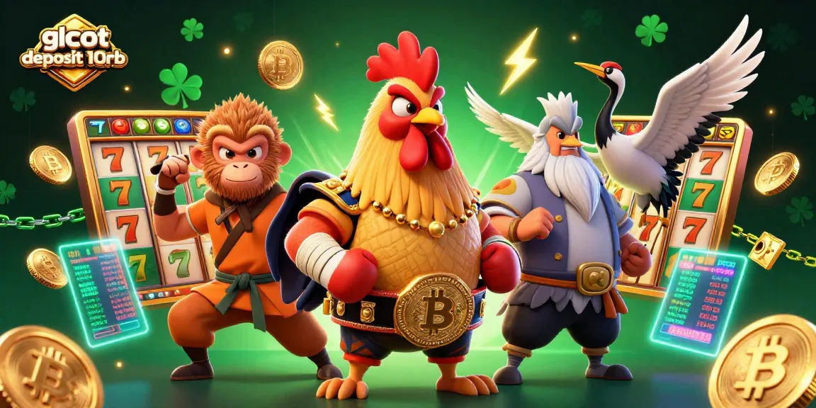 Engage with the vibrant action of slot gacor deposit 10rb in a colorful casino scene featuring iconic characters.