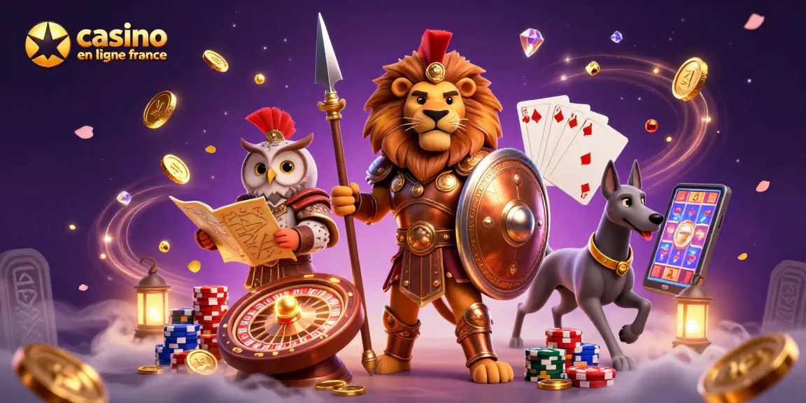 Plongez dans le monde du casino en ligne France avec ces personnages captivants et des éléments de jeu dynamiques.