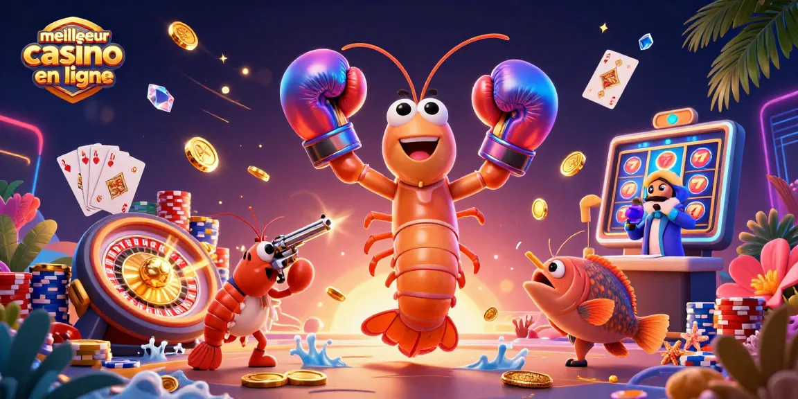 Jouer au meilleur casino en ligne avec un manteau de crevette et des éléments de jeu riches