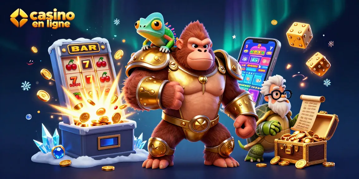 Jouez à des jeux captivants sur un casino en ligne avec des personnages fantastiques et des machines à sous.