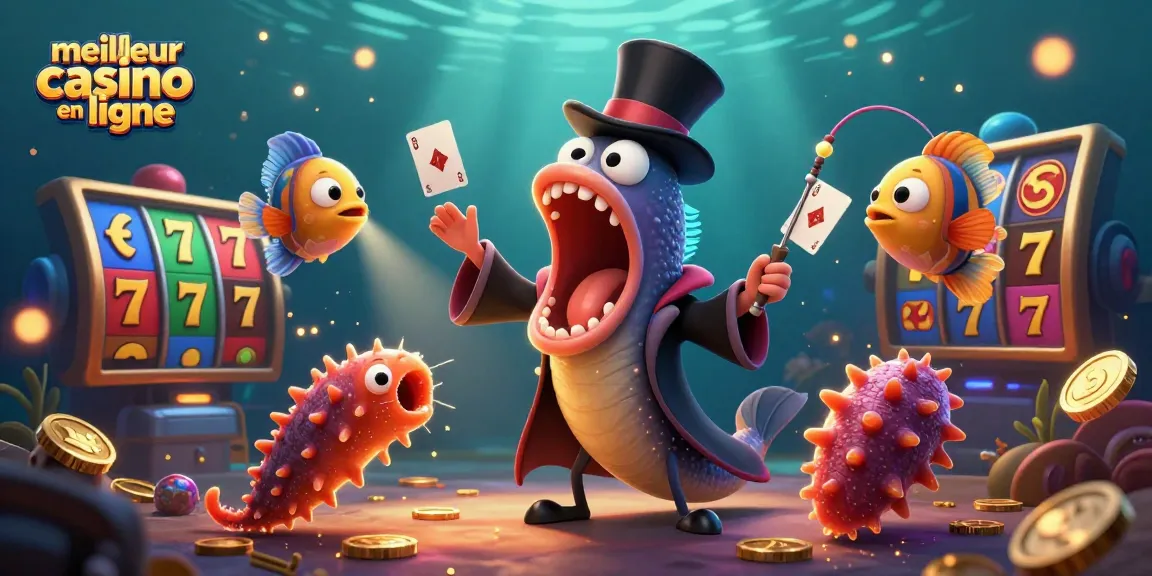 Jouez au meilleur casino en ligne avec des personnages étranges exécutant des tours de magie.