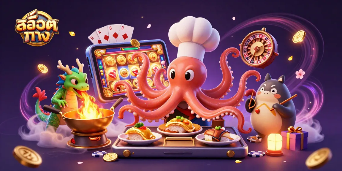 เล่นเกม สล็อตตรง กับหัวเชฟซูชิและมังกรที่กำลังสร้างสรรค์สุดยอดอาหาร