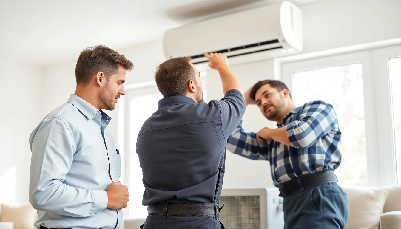 Expert HVAC technicians maintaining systems for a reliable HVAC company canada service.