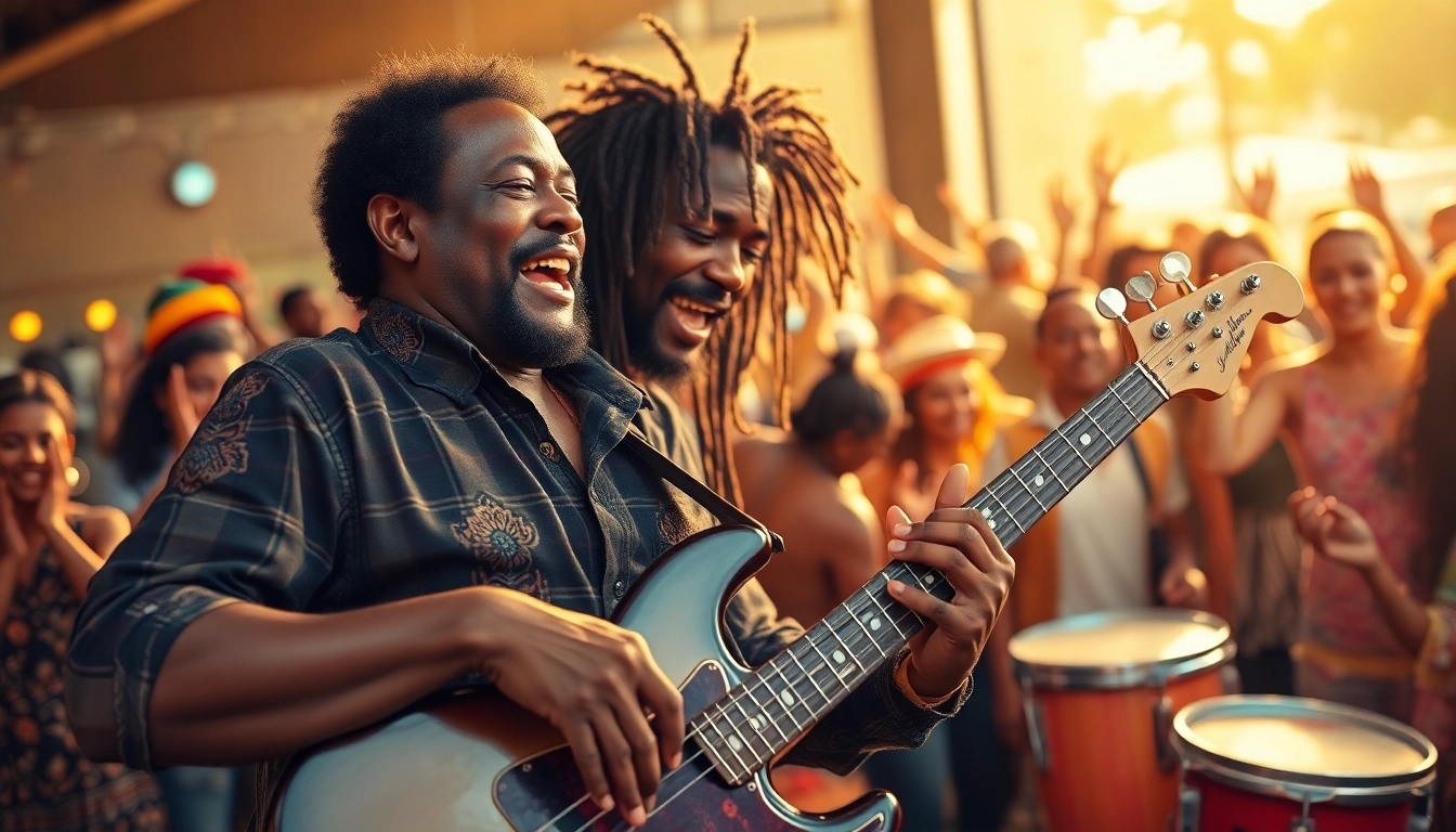 Leroy Silver performing passionately on stage with energy and vibrant audience in the backdrop.