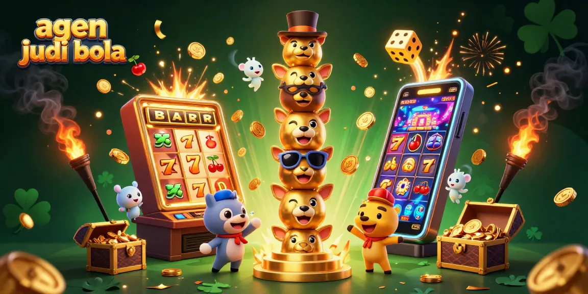 Engage with exciting agen judi bola action featuring dynamic casino elements and characters.