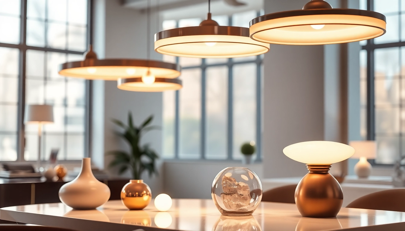 Sleek Illumination enhances a stylish room with modern, elegant lighting fixtures.