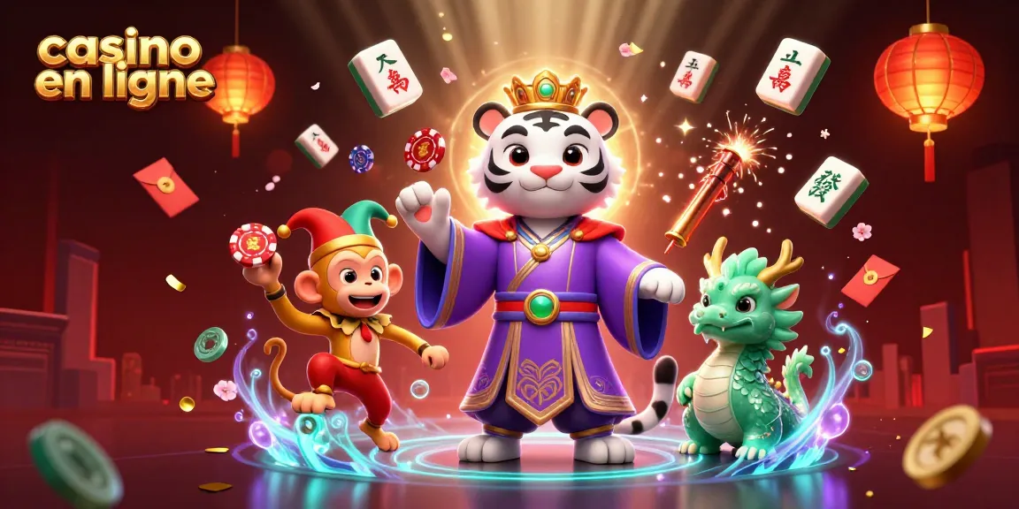 Jouez à des jeux captivants de casino en ligne avec des personnages fantastiques et des éléments de jeu festifs.
