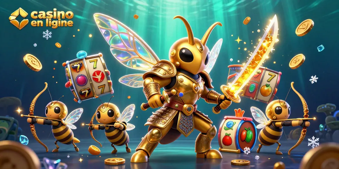 Jouez au casino en ligne avec des machines à sous et des personnages animés en 3D.
