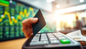 카드깡을 시연하는 신용카드 스와이프와 관련된 체험을 담은 이미지