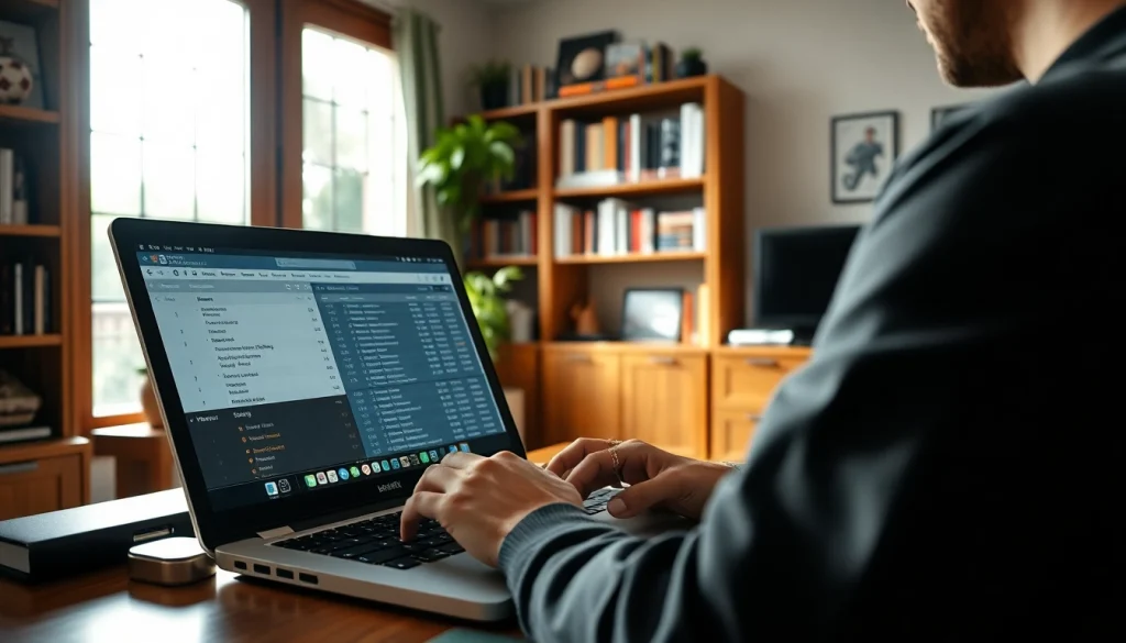 Evaluate options from the best sportsbooks Brazil while analyzing betting odds in a home office.